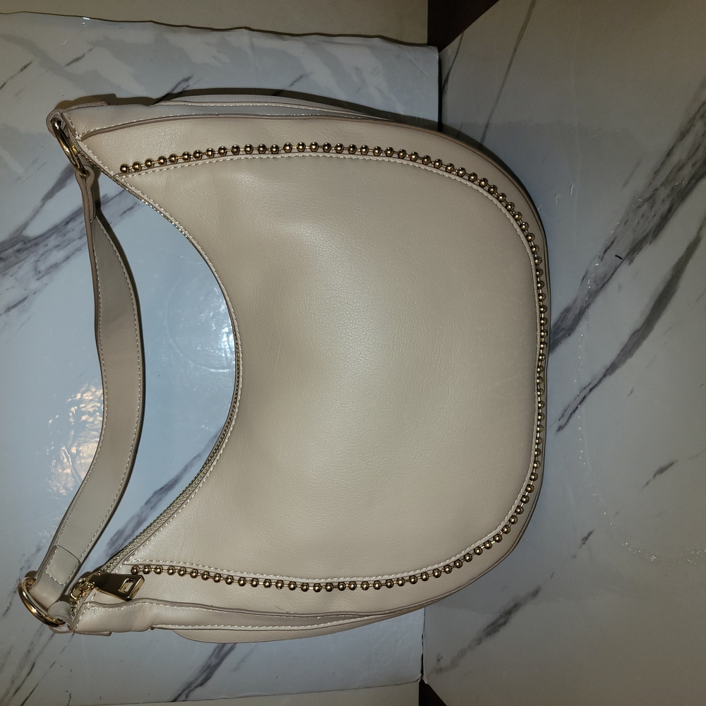Elegant Cream Hobo Bag